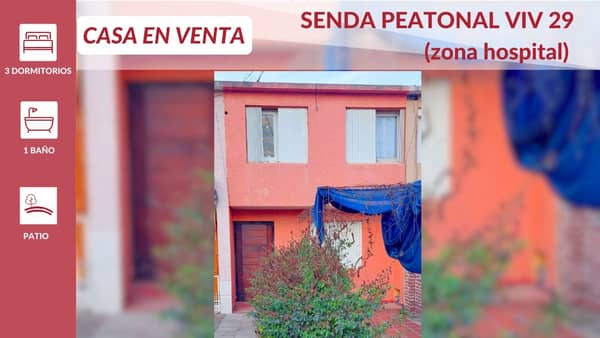 Venta / Senda Peatonal Viv 29 / Artigas